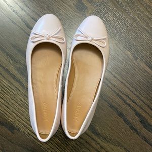 J.Crew size 8 light pink ballet flats